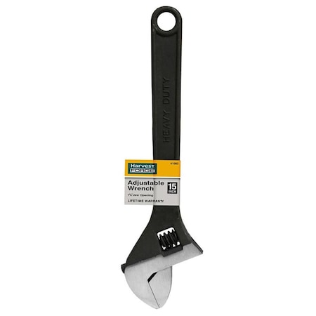 Protectionpro 15 in. Black Adjustable Wrench PR3309194